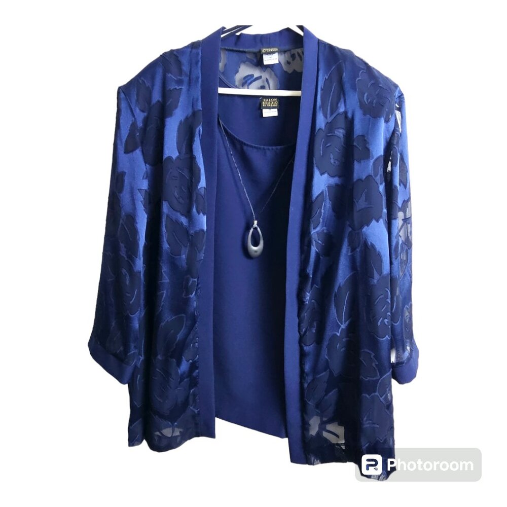 Tank Top with Chiffon Cardigan